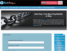 Tablet Screenshot of bulkping.com